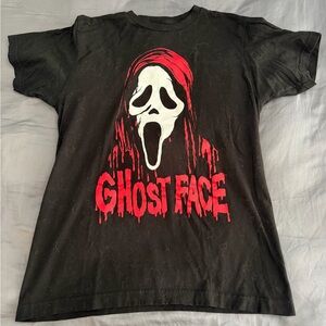 Ghost Face Black T-Shirt